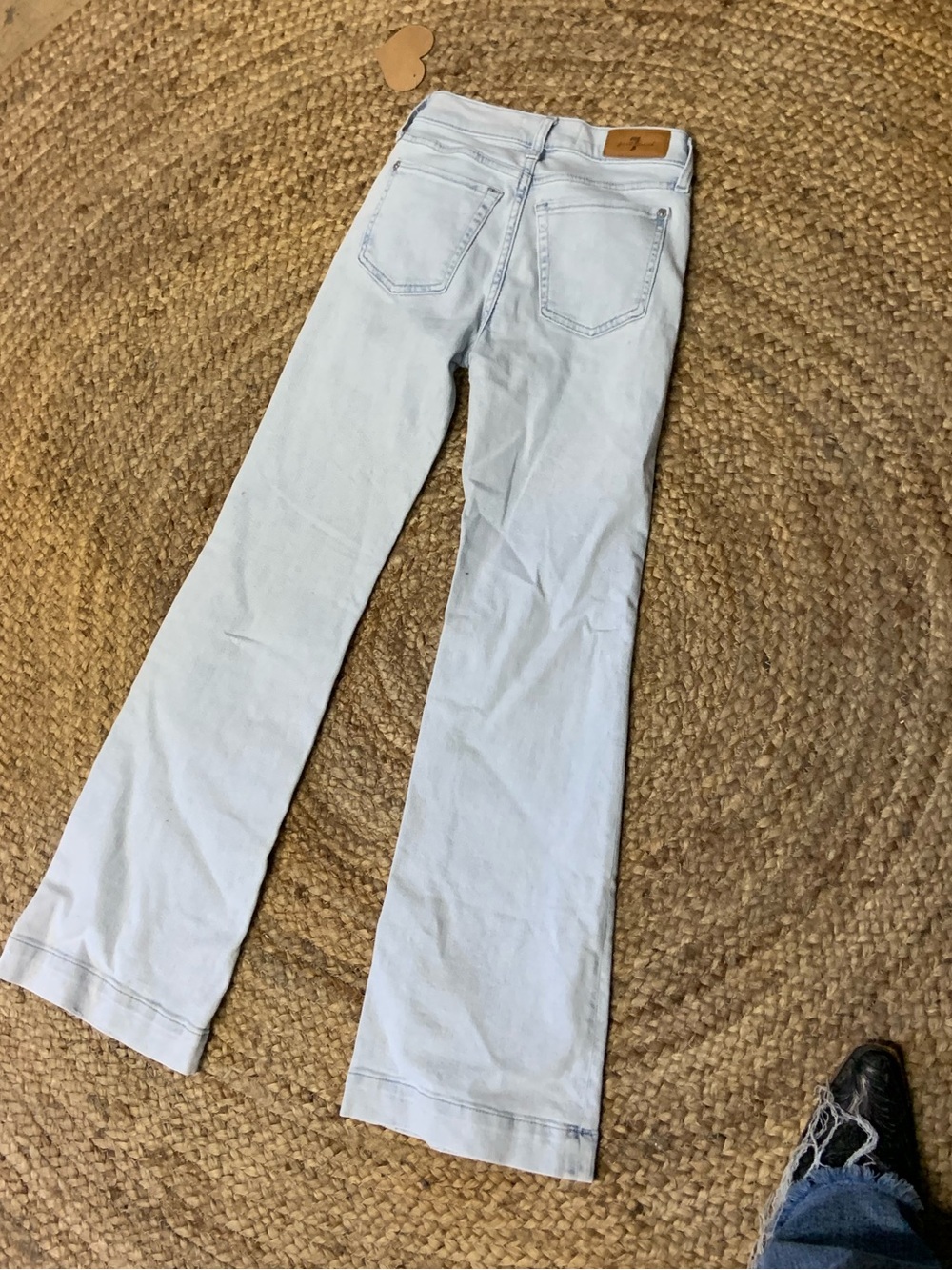 7 For All Mankind light Blue Flare Jeans